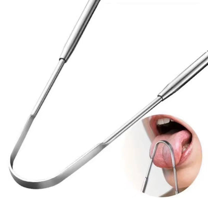 Grattoir à langue en métal